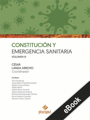 cover image of Constitución y emergencia sanitaria